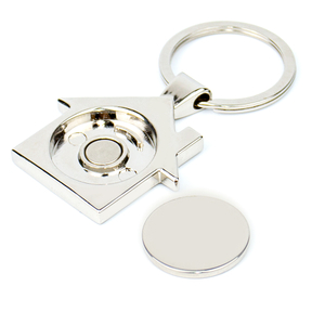 Black Laser Engraved Blank Zinc Alloy Keychain with Metal Buckle, Modern Matte Finish for Daily Use