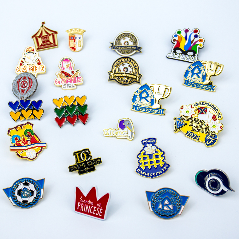 Versatile Multi-Industry Lapel Pin Custom Badge for Gamer, Sports Team, Restaurant Branding and Personalized Identity