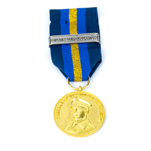 Military Honor Medal with Solid Copper Construction and Sand Textured Back Finish for Combat Veterans and Regiment Awards