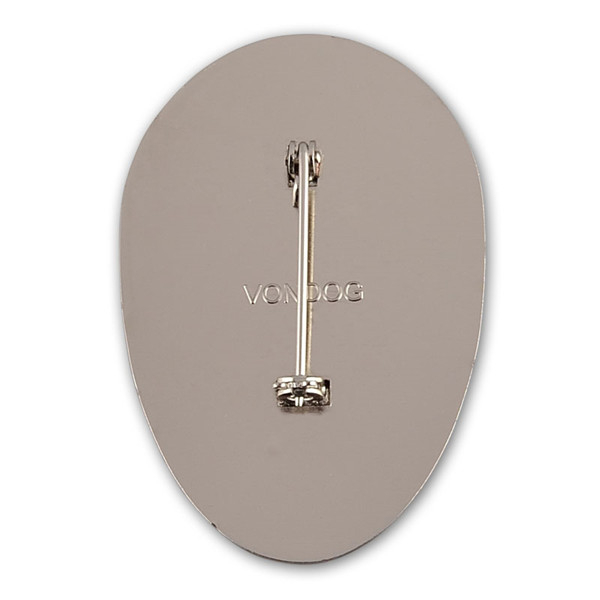 Authorized Justice Security Officer Badge with Intaglio Engraving and Dual-Tone Plating, Formal Court Enforcement Insignia for Judicial Security and Legal Proceedings