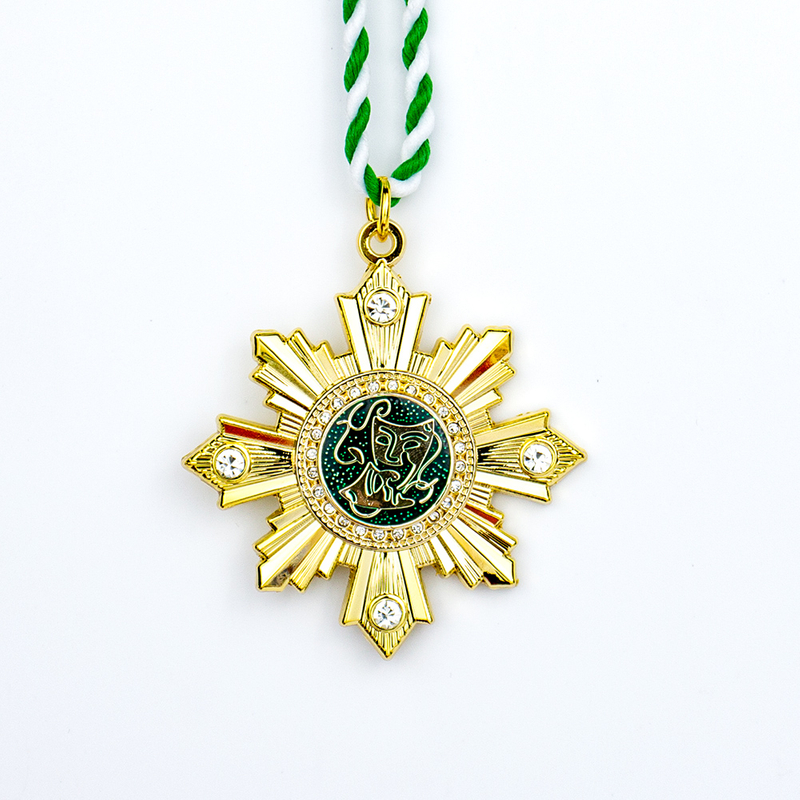 Eco-Friendly Recycled Metal Customizable Charity Event Participation Medals