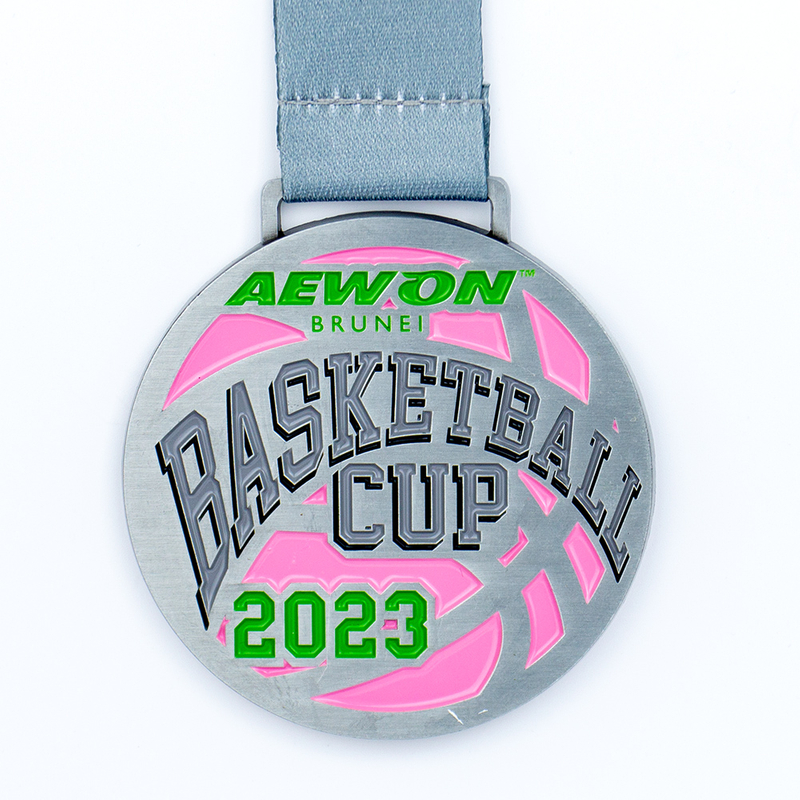 Lightweight Zinc Alloy Metal Medal with 3D Design for School Competitions and Marathons