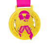 Personalized matte black zinc alloy Sports Championship team logo medal