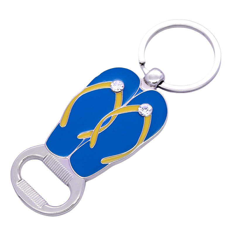 Popular Short Strap Keychain Simplicity Nylon Embroidery Ribbon Men And Women Car Key Chain Pendant Bottle Opener Keyring