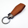 Custom Logo PU Leather Keychain for Car Keys - Fashionable Luxury Personalized Accessories with Hot Stamping & UV Printing