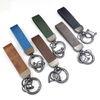Durable PU Leather Keychain for Car Keys Heat Transfer Printing Promotional Souvenir Customizable Design