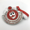 China Factory Price Fashion Soft Enamel Circle Shape Medal Montebello Carnival Zinc Alloy Medal With Ribbon