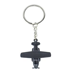Custom Airplane Zinc Alloy Keychain UV Printed Laser Engraved Blank Keychain for Promotional Events Daily Accessories MOQ50 Fast Shipping