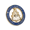 Custom Freemasonry Lapel Pin with Zinc Alloy Embossed Square and Compass Logo for Masonic Members and Ceremonial Events