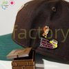 Free Sample Wholesale Custom mexican Logo Metal Soft Enamel fitted hats brim pins hat clips lapel Pins