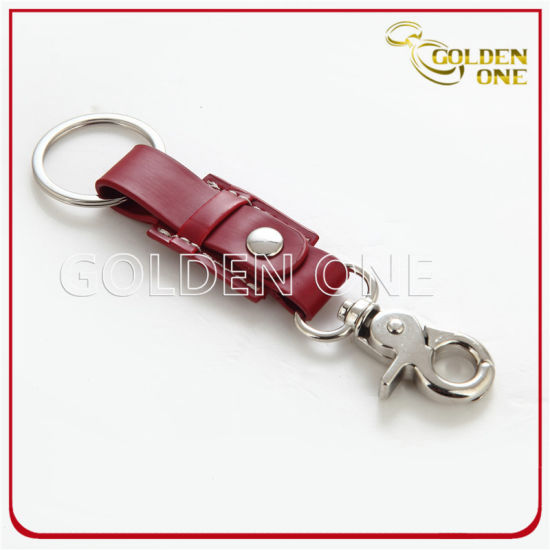 hot sale circle tassel owl flower key ring heart shaped dog pu leather keychain with custom