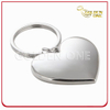 Promotional Heart Shape Shiny Nickel Blank Metal Key Holder