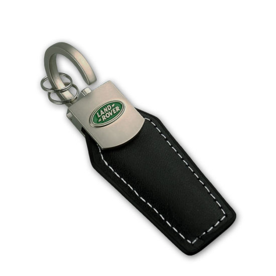 Deluxe Genuine Leather Keychain with 2 Rings