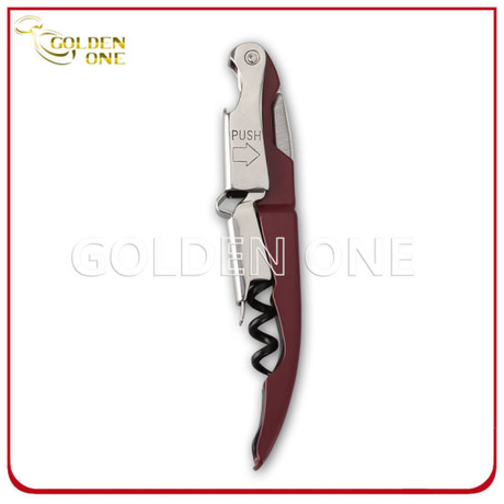 Promotion Gift Metal Wine Opener with Multi-Color Handle