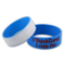 Customized Painted & Ink Filled Finish Silicone Rubber Bracelet