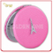 New Design Custom Printed Leather Pocket Mirror with Glitter