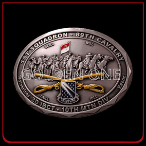 Hot Selling Souvenir Two Tone Finsh Belt Buckle