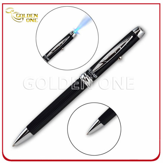 Custom Text Printing Metal Roller Laser Pointer Pen for Sales