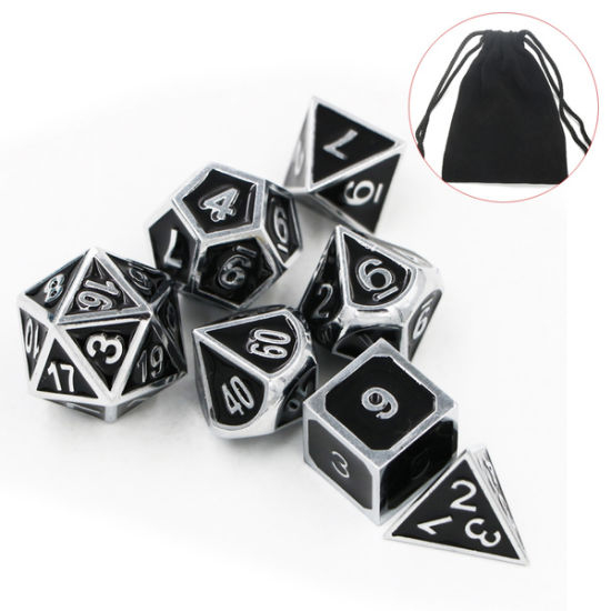 Hot Sales High Quality Die Casting Enamel Color Metal Dice for Game