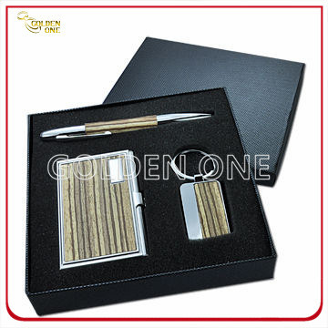 Promotional Metal Card Case and Keyring Business Gift