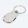 Bulk Order Economical Blank Keychain for Promotional Use, Supports Paper Sticker and Normal Laser Logo, Standard Packing with OPP Bag and Paper Card