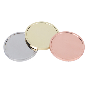 Plain Customizable Coin with Zinc Alloy Rope Edge and Plastic Capsule for Engraving and Personal Designs