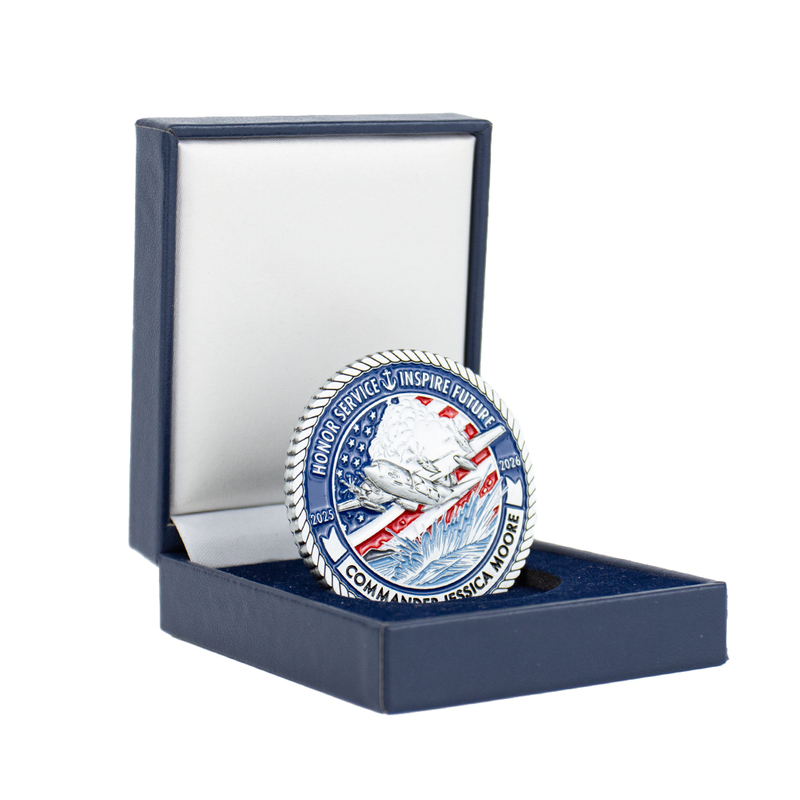 Silk-Screened Multicolor Florida Department Legion Challenge Coin with Unity Slogan Design, State Organization Cohesion Commemorative for State Convention and Team Building Events