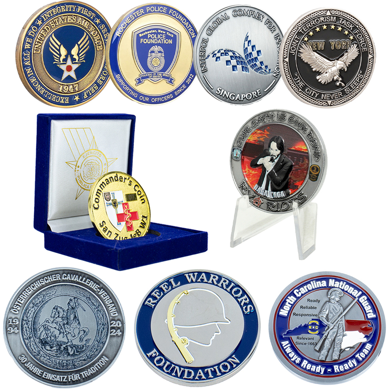 Global City Police Heritage Challenge Coin with Recessed Polished Edge and Multi-Color Hard Enamel, International Law Enforcement Commemorative for Police Academy Graduations and Cross-Cultural Exhibi