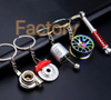 Hot Sale Automotive Car Part Key Chain Turbine Turbo Keyring Zinc Alloy Metal Keychain For Gift