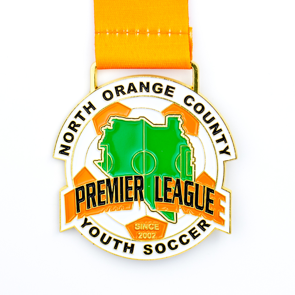 Customized Zinc Alloy Sports Medal with Engraved Logo for Events Awards