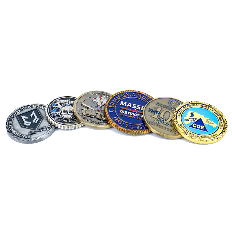 Premium Zinc Alloy 3D Engraved Corporate Logo Souvenir Gift Custom Challenge Coin