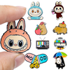 Custom Anime Decorative Rabbit Zinc Alloy Printed PET Custom Badge Pin - Detailed Lapel Pin for Cultural Peripherals