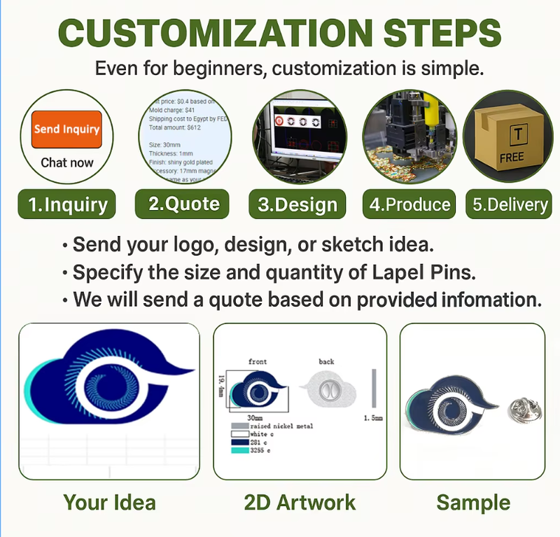 Anime Themed Lapel Pin with Zinc Alloy Polished Finish and Magnet Backing for Cosplay Conventions and Anime Enthusiasts