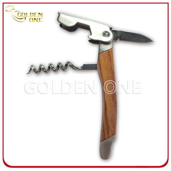 Hot Selling Wooden Double Hinged Wine Opener