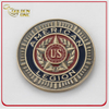 Custom Antique Silver Soft Enamel Metal Challenge Coin with Bottle Opener