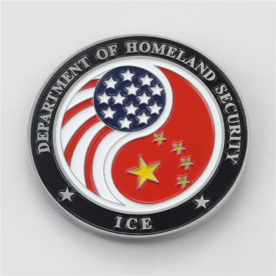 Promotion Custom Plating Soft Enamel Metal Challenge Coin