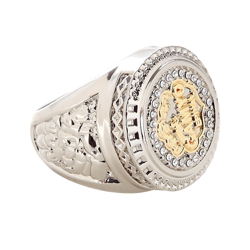 Promotion Gift Custom Creative Jewelry Super Bowl Sport Team Cheering Friendship Championship Metal Champion Ring