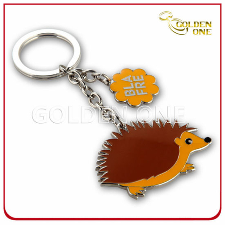 Custonized Soft Enamel Hedgehog Shape Metal Key Holder