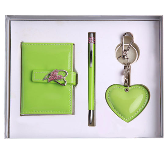 Personalized Keychain and Metal Pen Promotional Gift Set