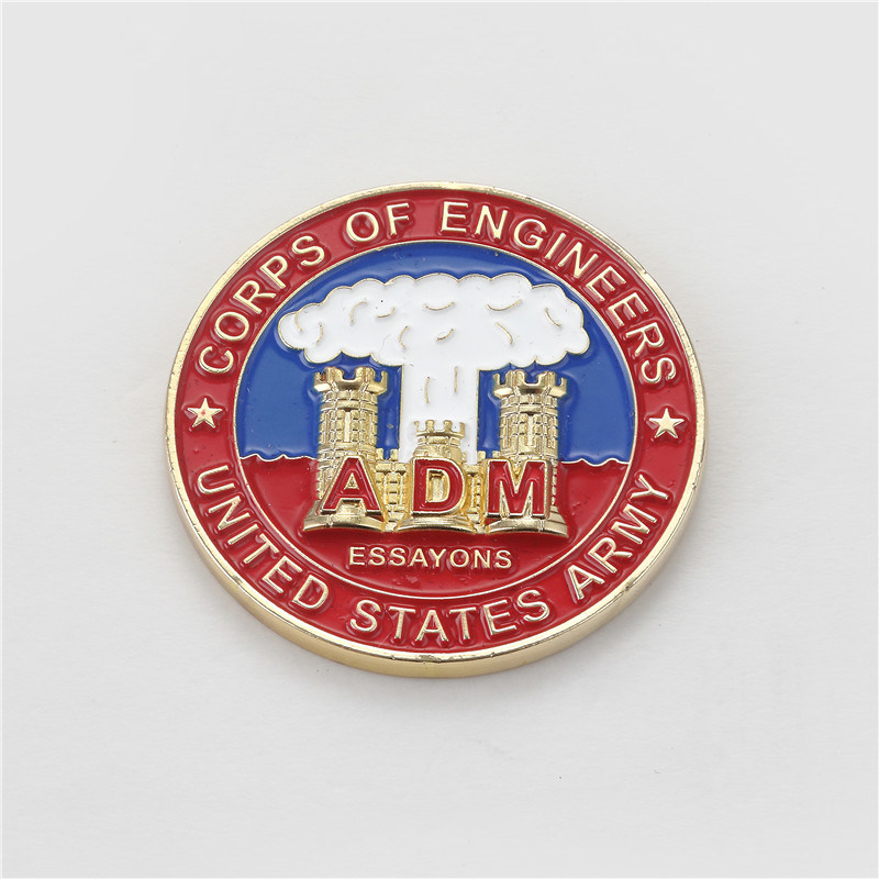 High Quality Custom Plated 3D Metal Challenge Coin