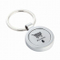 Metal Key Chain Trolley Token for Business Gift