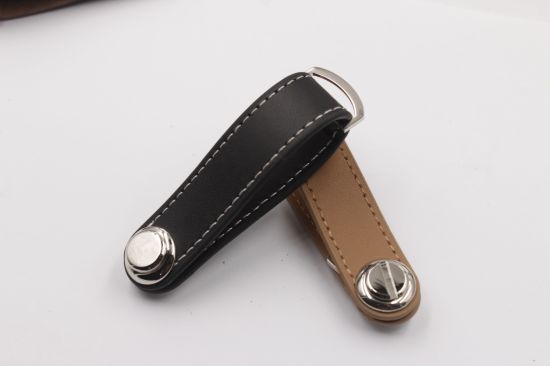 Hot Sale PU Leather Clever Key Holder Organizer for Promotion