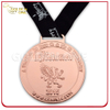 Custom Copper Plated Golf Tournament Trophy Medal