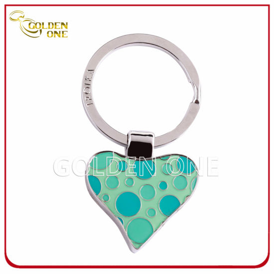 Promotion Gift Heart Shape Soft Enamel Metal Key Chain