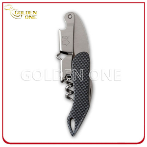 Pulltap Waiters Double Up Wine Opener with Carbon Fiber Handle