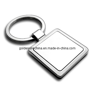 Broken Heart Design Matte Nickel Plated Metal Souvenir Custom Keychain