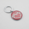 Hot Sale Creative Crocodile Leather Keyring with 3 Ring