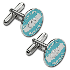 Customized Iron Cufflinks with 2D Printing and Lacquer Finish, Elegant French Cuff Buttons for Corporate Gifts and Promotional Events