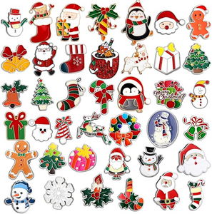 Silver Plated Snowflake Christmas Badge with Hard Enamel Inlay and Deluxe Clutch for Elegant Holiday Attire and Formal Event Souvenirs