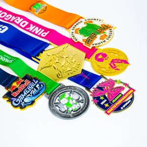 Customized Zinc Alloy Sports Medal with Engraved Logo for Events Awards